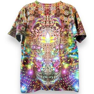 Infinite Bit Colorful Psychedelic Acid Trip T-Shirt | Psychonaut Festival EDM